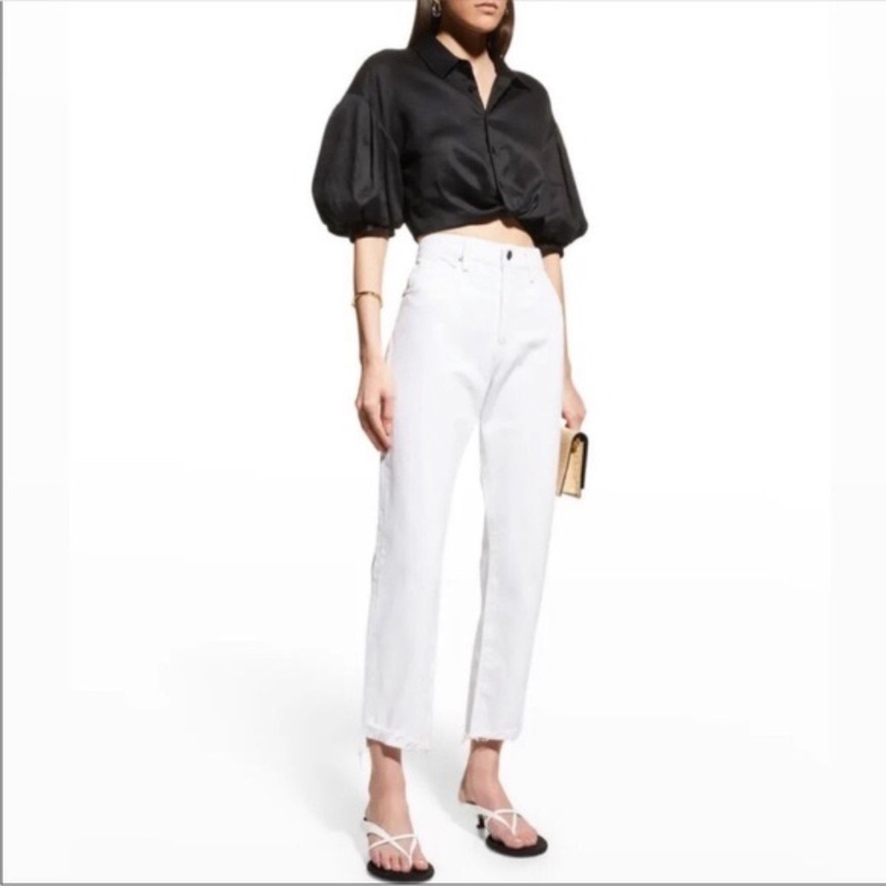 FRAME Le Original Front Cuff Cropped Jeans